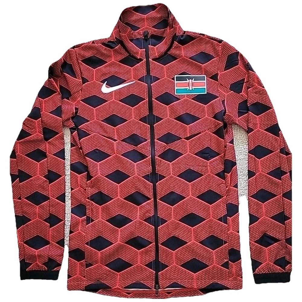 Nike Kenya Pro Elite Team Track & Field Podium‎ Jacket CI8739-010 Men's Med NWOT